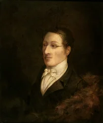 Portrait de Carl Maria Friedrich Ernst von Weber (1786-1826), compositeur et pianiste allemand, c.1826